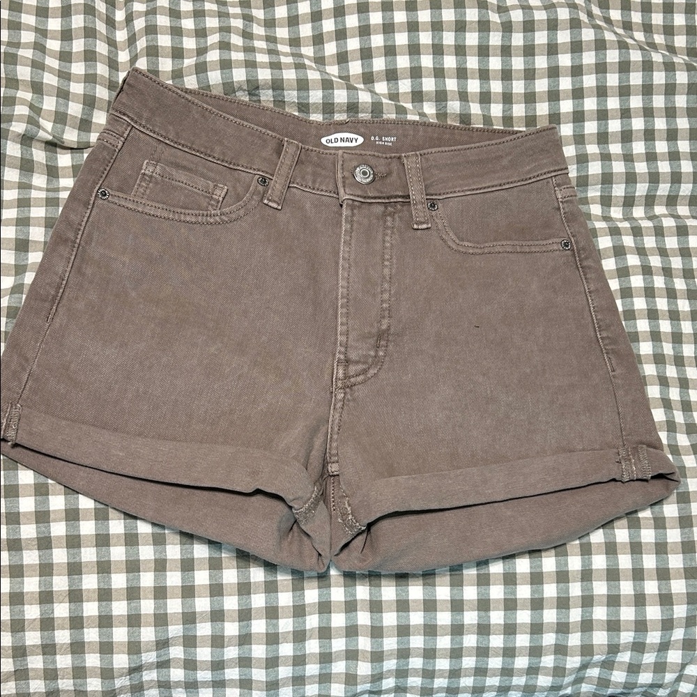 Old Navy Women's Warm Taupe Jean Shorts